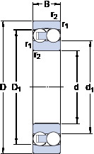 Bearing 2318 SKF