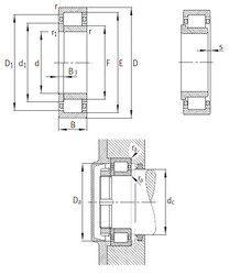 Bearing NUP2344-EX-M1 FAG