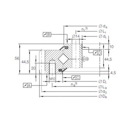 Bearing XSA 14 0844 N INA