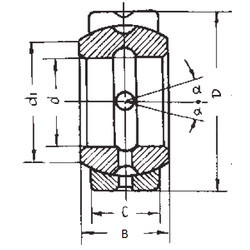 Bearing GEZ34ES FBJ