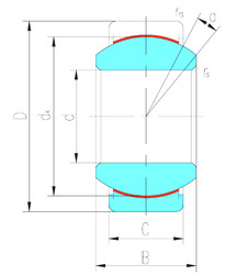 Bearing GEZ34ET-2RS LS