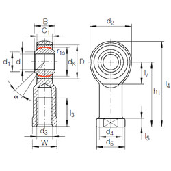 Bearing GIPR 10 PW INA