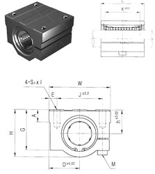 Bearing SCJ40UU Samick