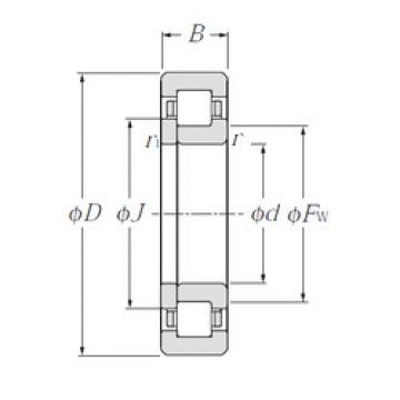 Bearing NUP2318E NTN