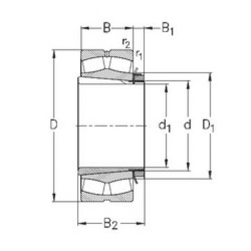 Bearing 23288-K-MB-W33+OH3288-H NKE