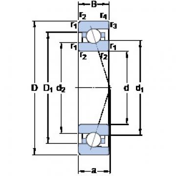 Bearing 708 ACE/P4A SKF