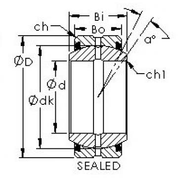 Bearing GEZ203ES-2RS AST