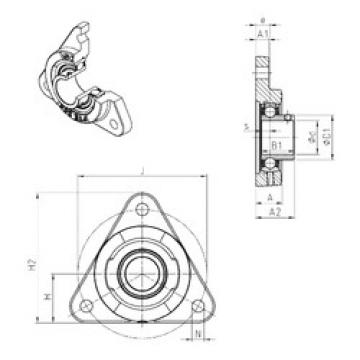 Bearing USFTE203 SNR