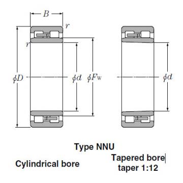 Bearings Cylindrical Roller Bearings NN3036