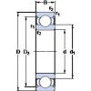 Bearing 619/6-2Z SKF