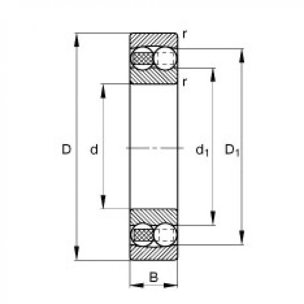 Bearing 2317-M FAG #1 image