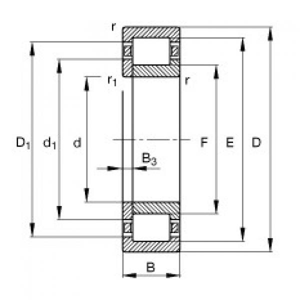 Bearing NUP232-E-M1 FAG #1 image