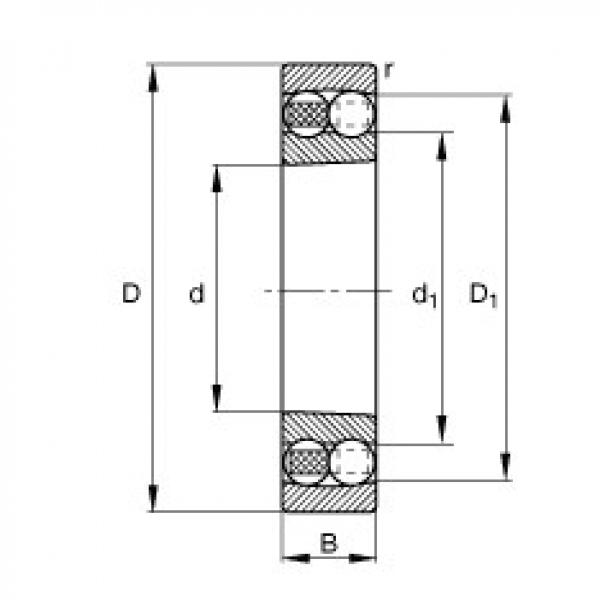 Bearing 2317-K-M-C3 FAG #1 image