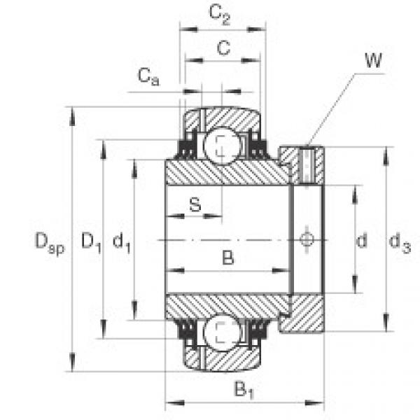 Bearing GE25-KTT-B INA #1 image