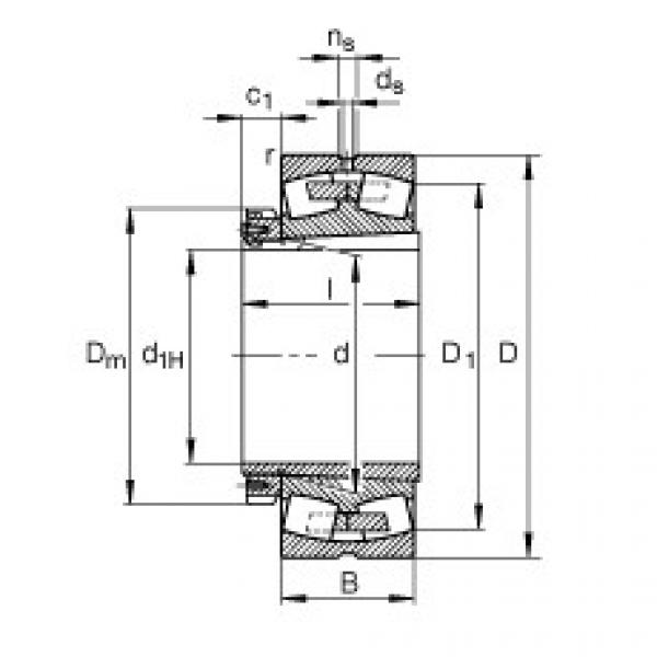 Bearing 239/670-B-K-MB + H39/670-HG FAG #1 image