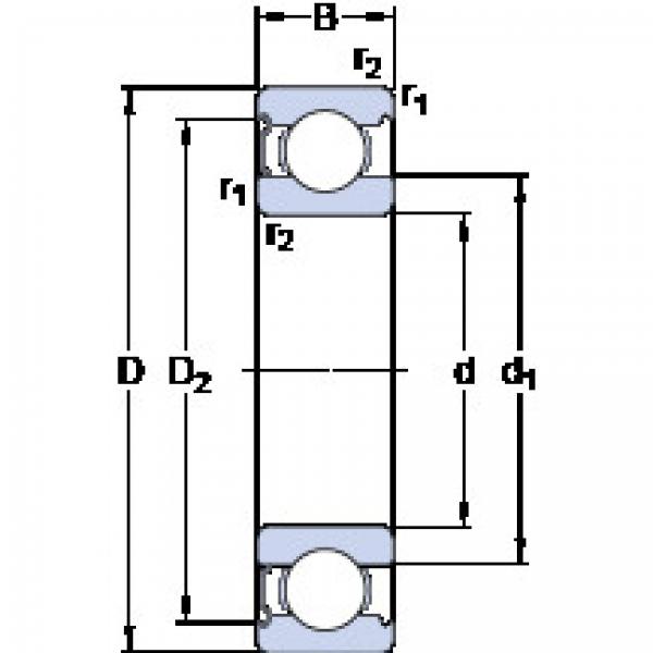 Bearing 634-Z SKF #1 image