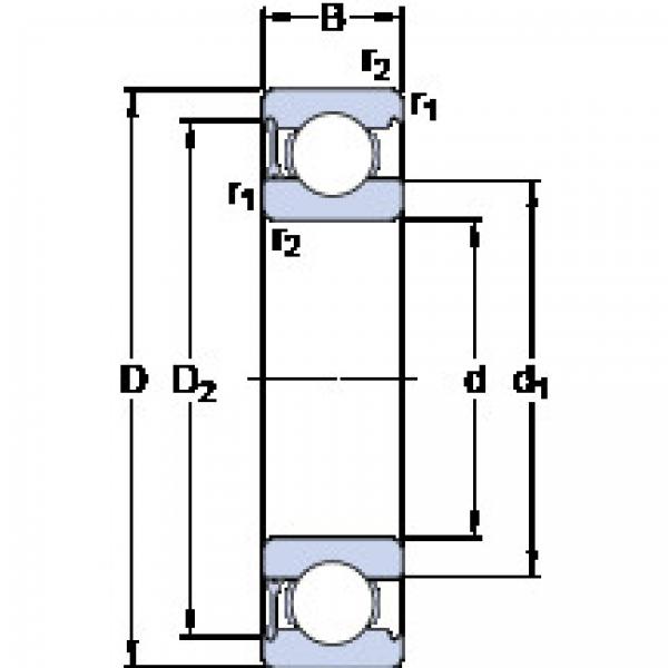 Bearing 634-RZ SKF #1 image