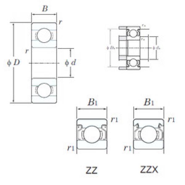 Bearing 634ZZ KOYO #1 image