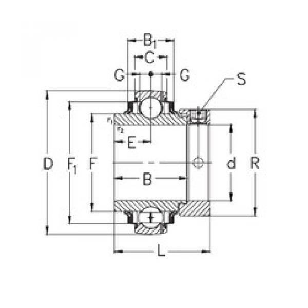 Bearing GE45-KRRB NKE #1 image