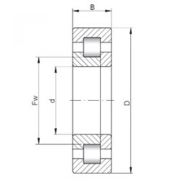 Bearing NUP2319 E CX #1 image