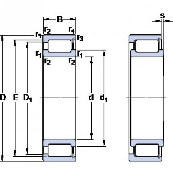 Bearing NCF 1860 V SKF #1 image