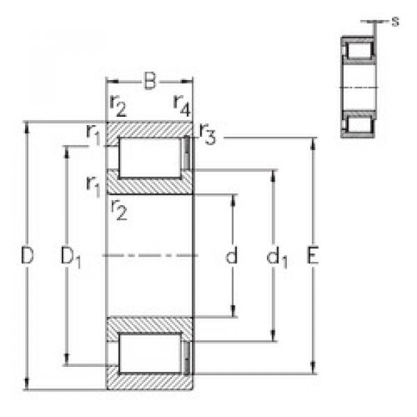 Bearing NCF18/530-V NKE #1 image