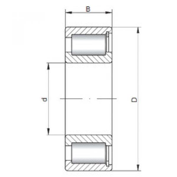 Bearing NCF1864 V ISO #1 image