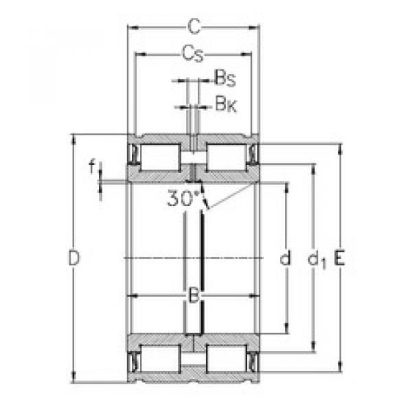 Bearing NNF260-2LS-V NKE #1 image