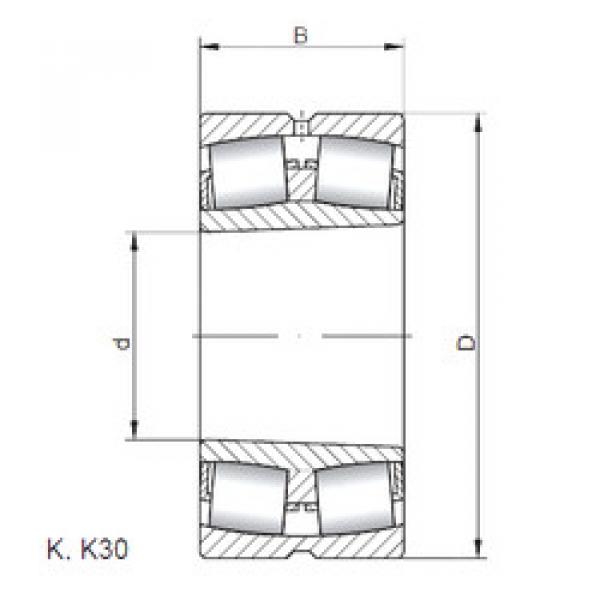 Bearing 23296 KW33 ISO #1 image