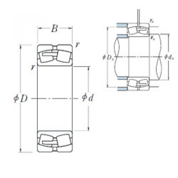 Bearing 239/500CAE4 NSK #1 image