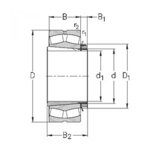 Bearing 23292-K-MB-W33+OH3292-H NKE #1 image