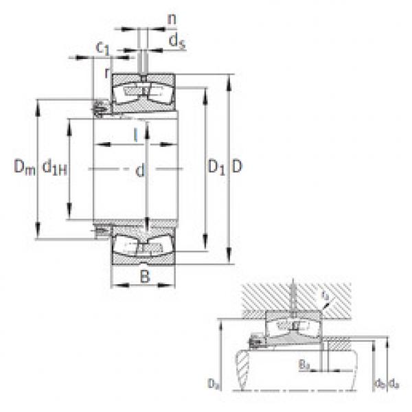 Bearing 23292-K-MB+H3292 FAG #1 image