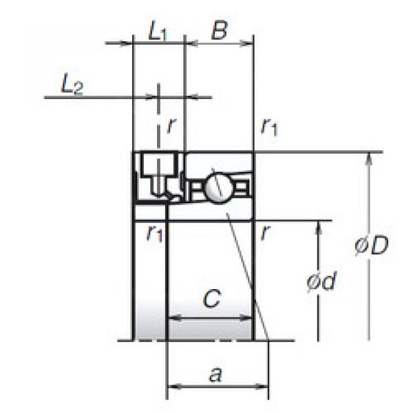 Bearing 70BNR10XE NSK #1 image