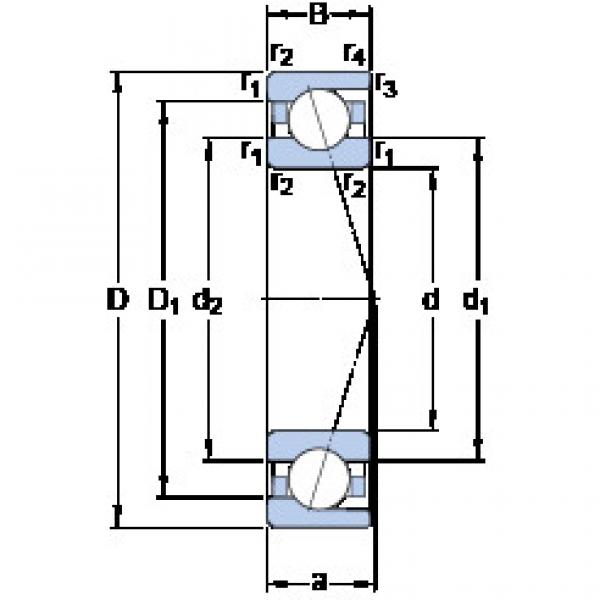 Bearing 7048 CD/HCP4A SKF #1 image