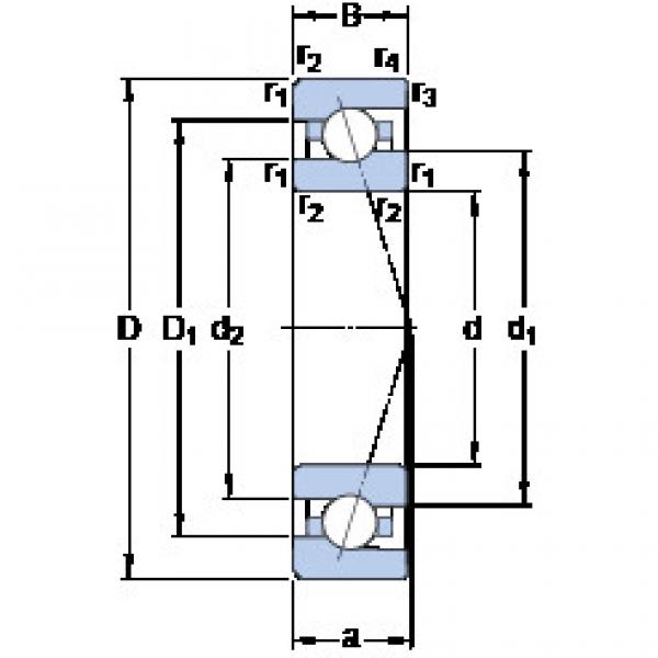 Bearing 707 CE/P4A SKF #1 image