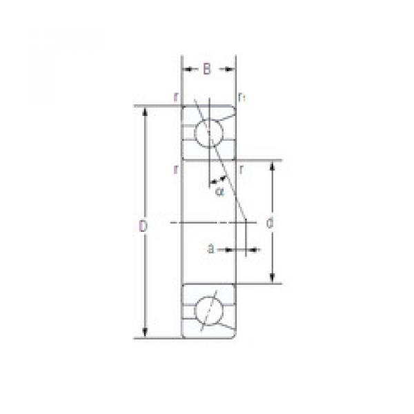 Bearing 7910AC NACHI #1 image