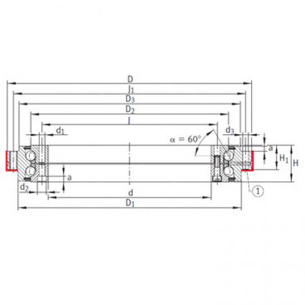 Bearing ZKLDF395 INA #1 image