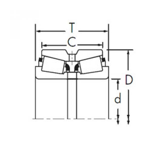 Bearing 842/834D+X1S-842 Timken #1 image