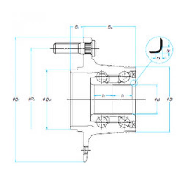 Bearing ZA-32BWK08A-Y-2-01 H NSK #1 image