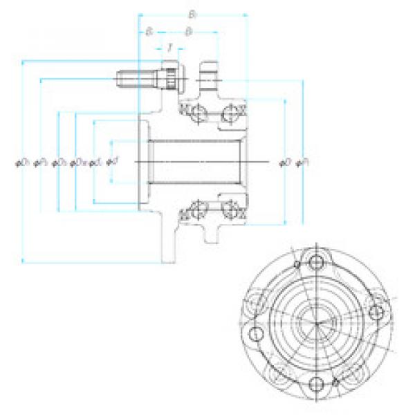 Bearing ZA-58BWKH17B-Y-5CP01 NSK #1 image