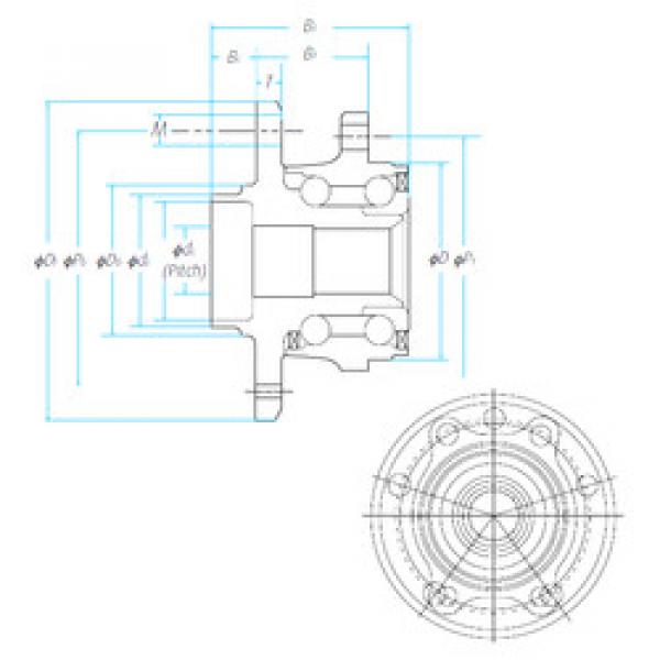 Bearing ZA-56BWKH18B-Y--01 E NSK #1 image