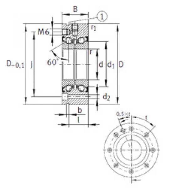 Bearing ZKLF100200-2Z INA #1 image