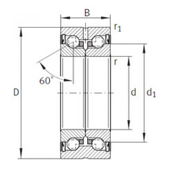 Bearing ZKLN0832-2RS INA #1 image