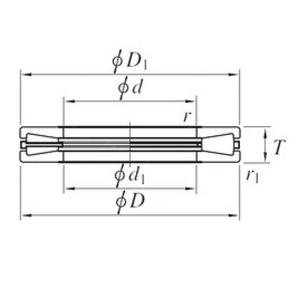 Bearing THR830 KOYO #1 image