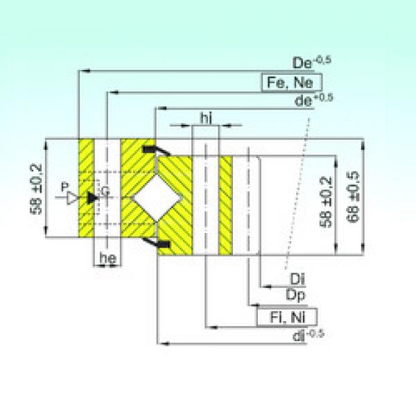 Bearing ZR1.16.1534.400-1SPPN ISB #1 image