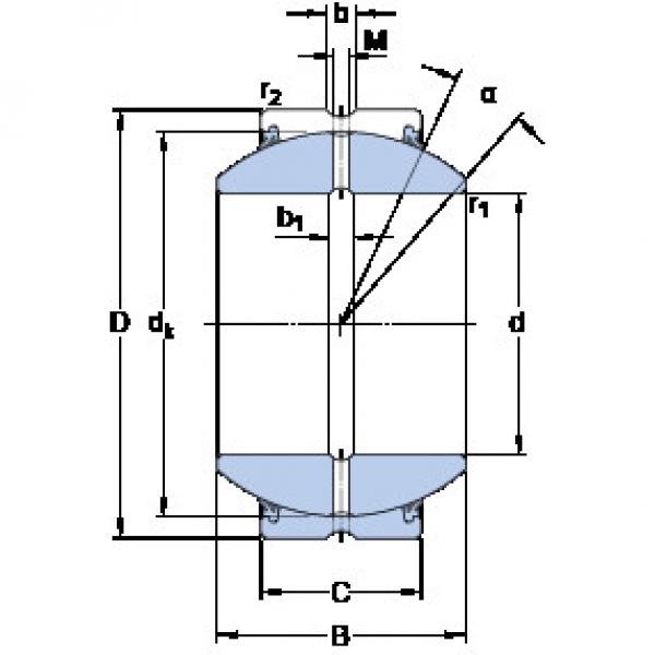 Bearing GEZH 112 ES-2RS SKF #1 image