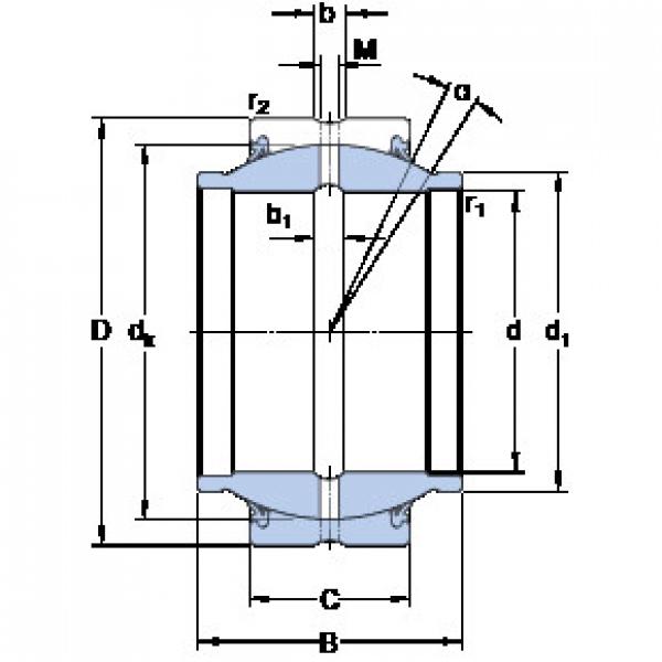 Bearing GEZM 200 ES-2RS SKF #1 image