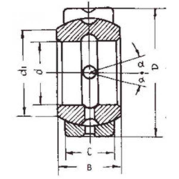 Bearing GEZ120ES FBJ #1 image