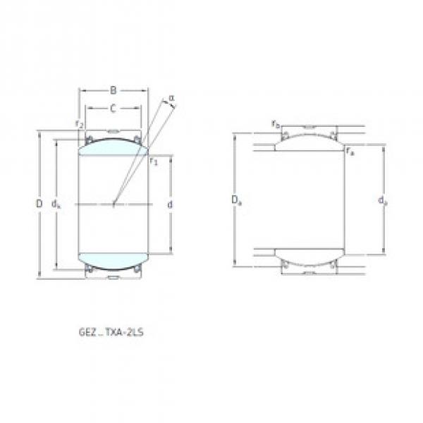 Bearing GEZ212TXE-2LS SKF #1 image