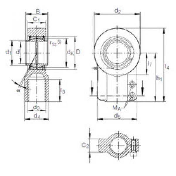 Bearing GIHN-K 100 LO INA #1 image